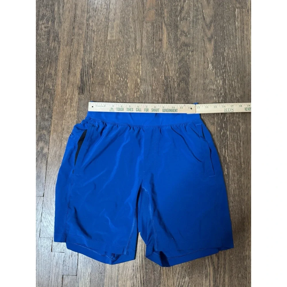 Lululemon Pace Breaker 7 Inch Linerless Shorts Mens Small Royal Blue